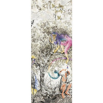 Scalamandre Wallcoverings ARCADIA MURAL - PANEL 6 MULTICOLOR