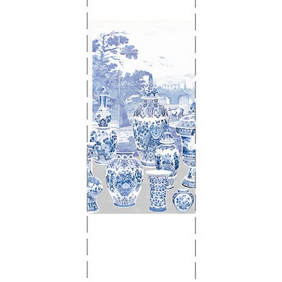 Scalamandre Wallcoverings GARNITURE SCENIC NEUTRAL - LEFT PANEL