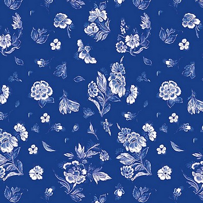 Scalamandre Wallcoverings MASTERS BLUE