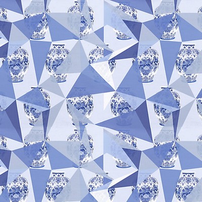 Scalamandre Wallcoverings ELEMENTS BLUE