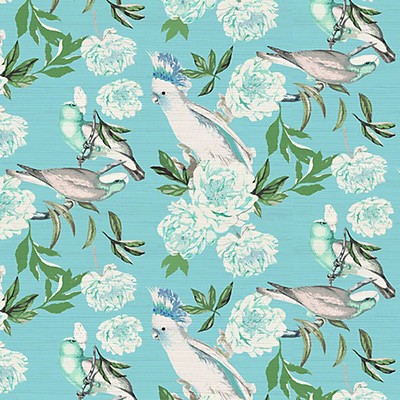 Scalamandre Wallcoverings PEONY INSPIRA AZUR