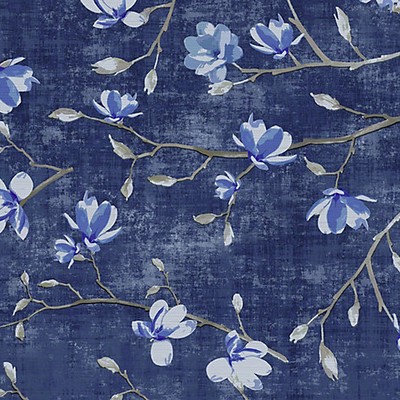 Scalamandre Wallcoverings BLOOM DELFT BLUE