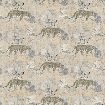Scalamandre Wallcoverings LEOPARD WALK CREAM