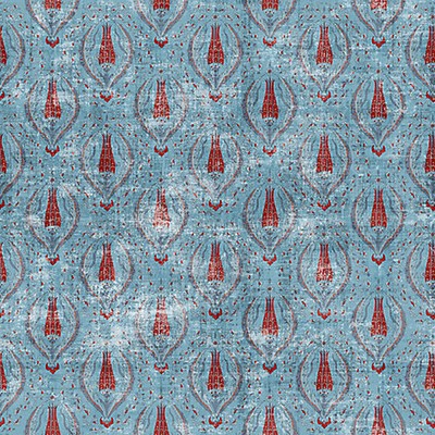 Scalamandre Wallcoverings BYZANTINE JEWEL BLUE
