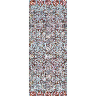 Scalamandre Wallcoverings IZNIK OVERDYE - PANEL RED TURQUOISE