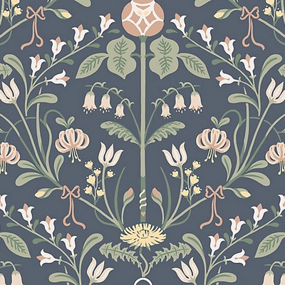 Scalamandre Wallcoverings TILL CARL INDIGO