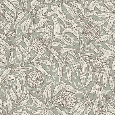 OLOF SAGE GREEN Scalamandre Wallcoverings OLOF SAGE GREEN