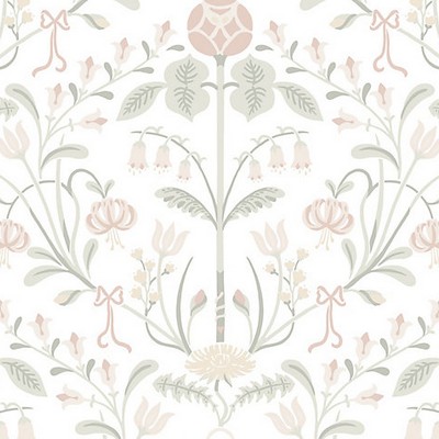 Scalamandre Wallcoverings TILL CARL POWDER PINK