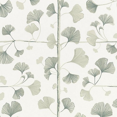 Scalamandre Wallcoverings GINKGO LIGHT GREEN