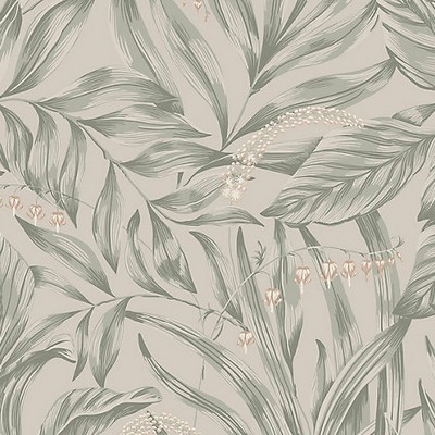 Scalamandre Wallcoverings ELIN SAGE GREEN