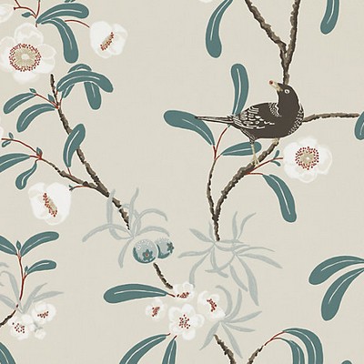 Scalamandre Wallcoverings ANTONIA GREY