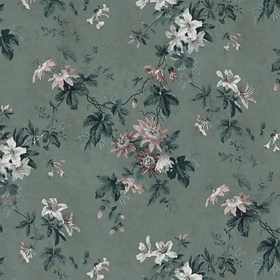 Scalamandre Wallcoverings FADED PASSION-MURAL SAGE GREEN
