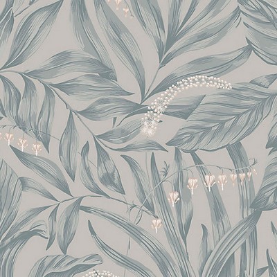 Scalamandre Wallcoverings ELIN MISTY BLUE