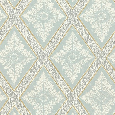 Scalamandre Wallcoverings LUDVIG TURQUOISE