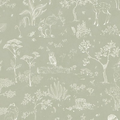 Scalamandre Wallcoverings HOLLIE GREEN / TURQUOISE / BLUE