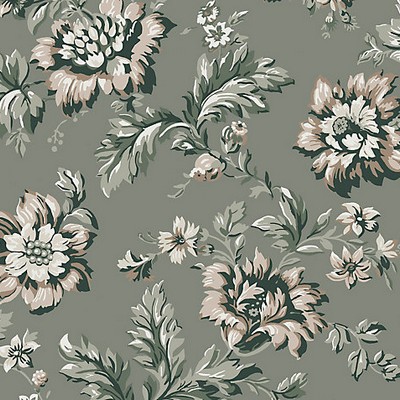 Scalamandre Wallcoverings ROSENHOLM FOREST GREEN