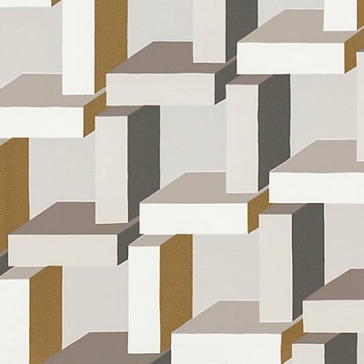 Scalamandre Wallcoverings CHRISTIAN GREY / BRONZE