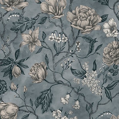 Scalamandre Wallcoverings LINDA MISTY BLUE