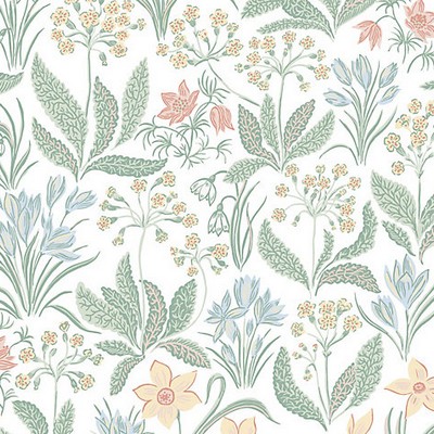 Scalamandre Wallcoverings HUSET I SOLEN SPRING GREEN