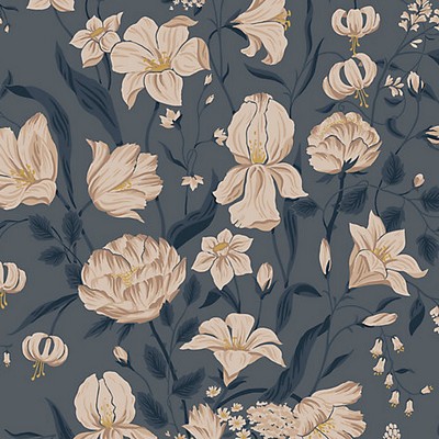 Scalamandre Wallcoverings KARINS BUKETT INDIGO