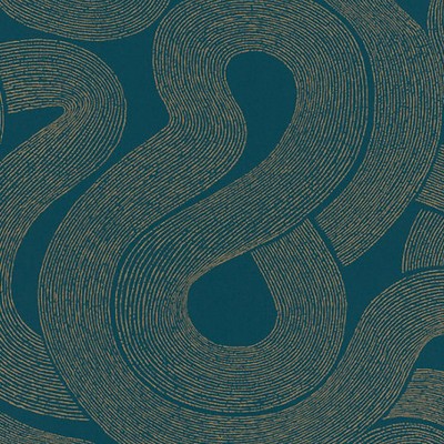 Scalamandre Wallcoverings ZEN DARK BLUE