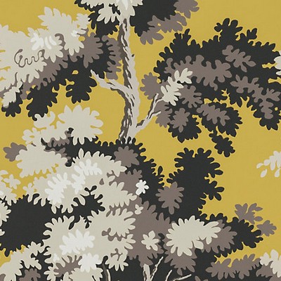 Scalamandre Wallcoverings RAPHAEL YELLOW / GREY