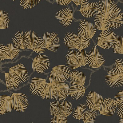 Scalamandre Wallcoverings PINE BLACK