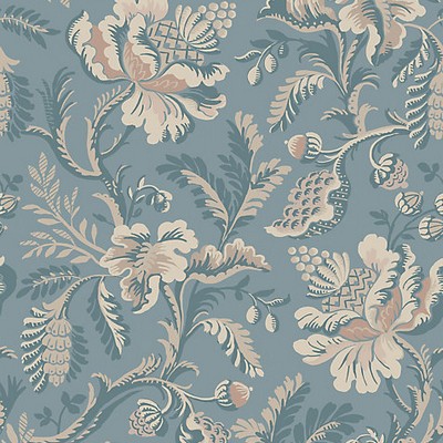 Scalamandre Wallcoverings DAPHNE MISTY BLUE