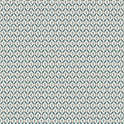 Scalamandre Wallcoverings HUGO MISTY BLUE