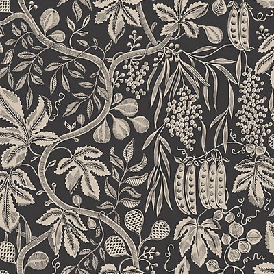 Scalamandre Wallcoverings FIG GARDEN CHARCOAL
