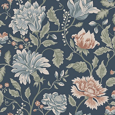 Scalamandre Wallcoverings ANNABELLE CLASSIC BLUE