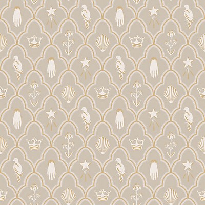 Scalamandre Wallcoverings TURTLEDOVE BARN GRAY