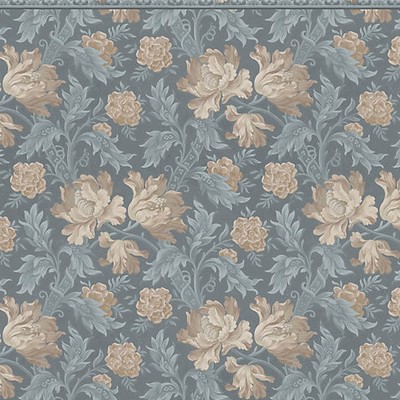 Scalamandre Wallcoverings ESTHER - MURAL MISTY BLUE