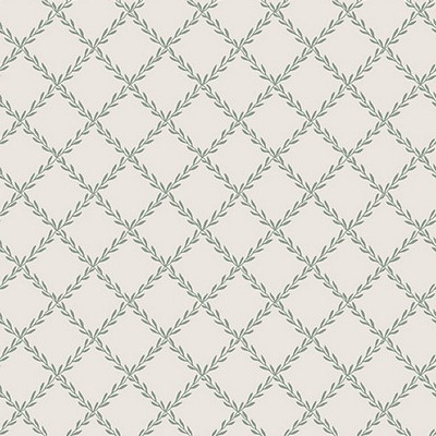 Scalamandre Wallcoverings TRELLIS FOREST GREEN