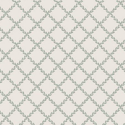 Scalamandre Wallcoverings TRELLIS FOREST GREEN