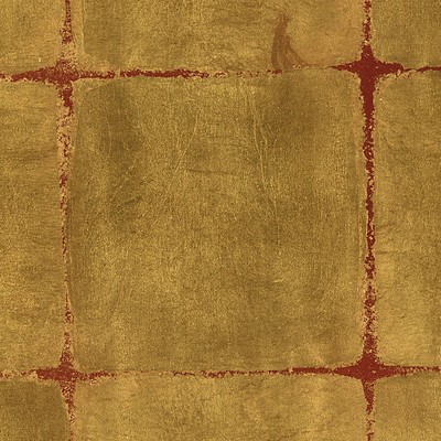 Scalamandre Wallcoverings GOLD LEAF SQUARES GOLD ON LACQUER