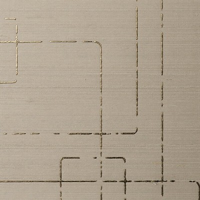 Scalamandre Wallcoverings SHAMBALA SILK ANTIQUE GOLD