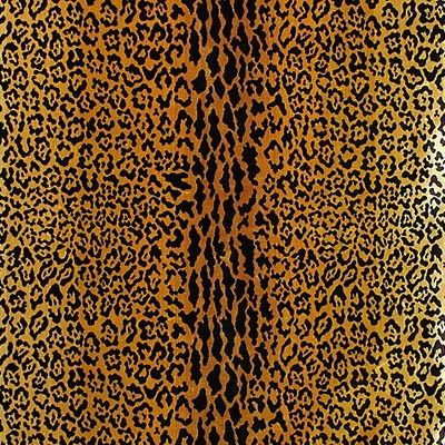 Old World Weavers LEOPARD VELVET GOLD/BRN