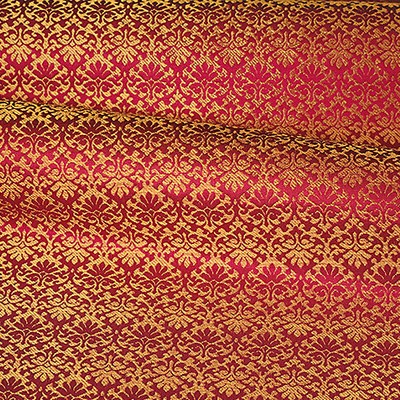Old World Weavers CARLOS SMALL DAMASK ORIENTAL RED