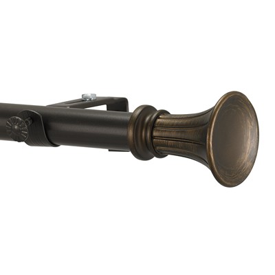 Royal American Wallcraft 1in - 7/8in Ionic 25 Ensemble 48in - 84in OB - Oil-Rubbed Bronze