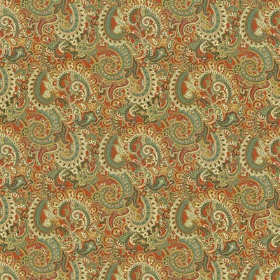 Kasmir ANJOU PAISLEY    MING RED        