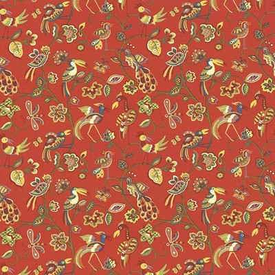 Kasmir FINE FEATHERED   VERMILLION      