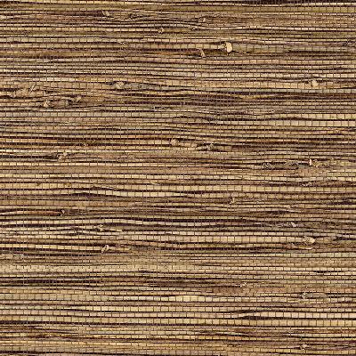 Schumacher Wallpaper BAMBA RUSHCLOTH ASH