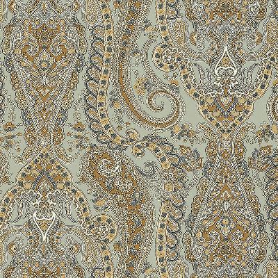 Schumacher Wallpaper ISABELLA PAISLEY MINERAL