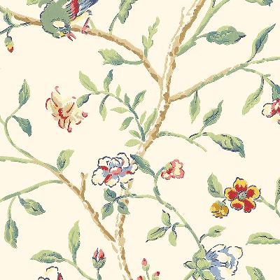 Schumacher Wallpaper ANNABELLE VINE PRIMARY