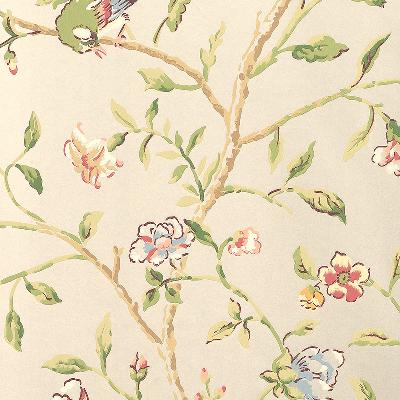 Schumacher Wallpaper ANNABELLE VINE PEWTER