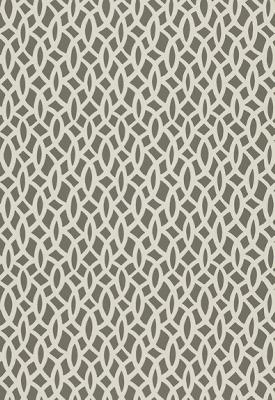 Schumacher Wallpaper CHAIN LINK CHARCOAL