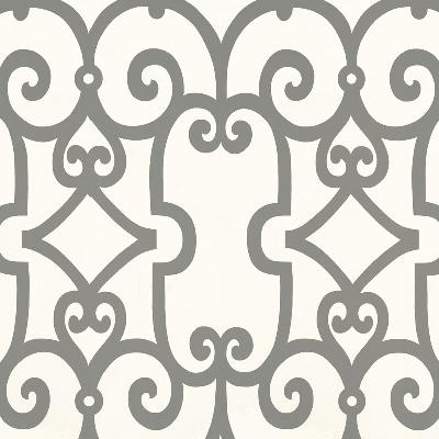Schumacher Wallpaper MANOR GATE CHARCOAL