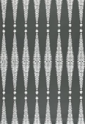 Schumacher Wallpaper FERN TREE GRAPHITE