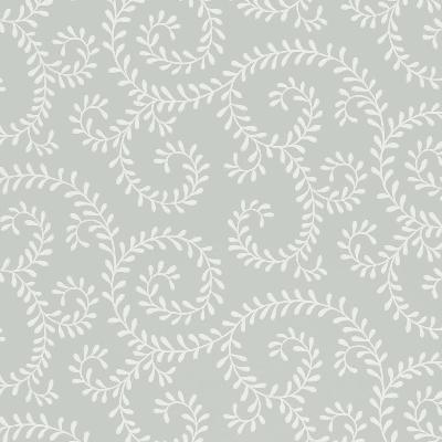 Schumacher Wallpaper LEachFY SCROLL DOVE